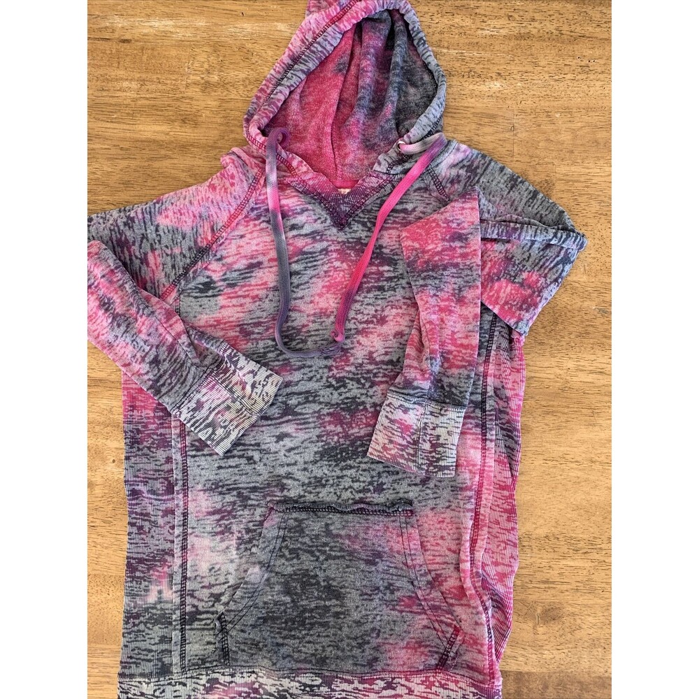 MV Sport Hoodie Multicolor Pink Black Sweatshirt Medium Cute!!